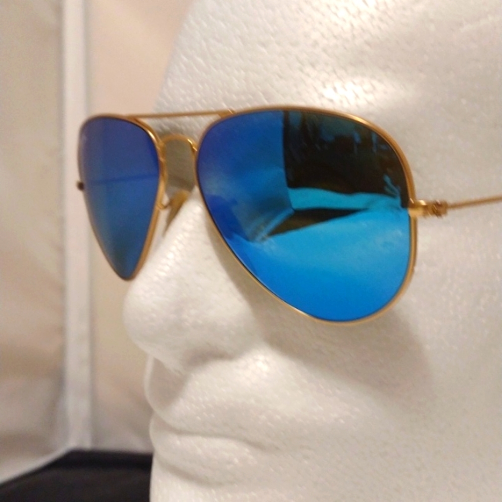 Ray-Ban Aviator Flash Blue Mirror - Picture 2 of 5